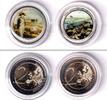 Medaillen Notgeld Token 2 EURO Lot: Medaille 2x DEUTSCHLAND Napoleon + D-Day ST -