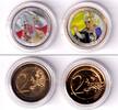 Medaillen Notgeld Token 2 EURO Lot: Medaille 2x DEUTSCHLAND Vatikan ST -