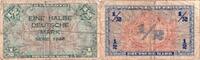 Banknoten 1/2 DEUTSCHE MARK BDL: 1948 Ro.230 IV -