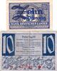 Banknoten 10 Pfennig BDL: Lot 2x o.D. (1948) + Württemberg Ro.251b 215b III -