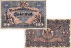 Banknoten 100 Mark WÜRTTEMBERG 100 MARK 1911 WTB10a III -