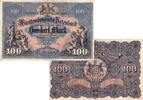 Banknoten 100 Mark WÜRTTEMBERG 100 MARK 1911 WTB10b III -