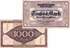 Banknoten 1000 Mark WÜRTTEMBERG 1000 MARK 1922 WTB12a III selten -