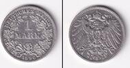 Deutsches Kaiserreich 1 Mark Deutsches Reich 1896 E (J.17) ss -