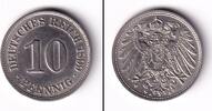 10 Pfennig 1899 Deutsches Kaiserreich DEUTSCHES REICH   1899 A (J.13)  vz-st unz-