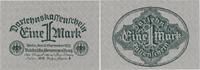 Banknoten 1 Mark 1 MARK 1922 Darlehnskassenschein VARIANTE Ro.73c I selten! -