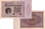 Banknoten 100.000 Mark 100000 MARK 1923 Ro.82b III -
