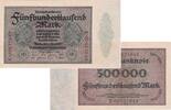 Banknoten 500000 Mark 500.000 MARK 1923 Ro.87b II+ -