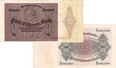 Banknoten 5.000.000 Mark 5 MILLIONEN MARK 1923 Ro.88 III+ -