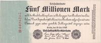 Banknoten 5.000.000 Mark 5 MILLIONEN MARK 1923 Ro.94 I- -