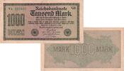 Banknoten 1.000 Mark 1000 MARK 1922 Ro.75n II selten -