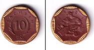 Medaillen Notgeld Token 10 Mark Notgeld SACHSEN Porzellan 1921 vz-st -