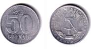 Deutschland ab 1945 50 Pfennige Deutschland DDR 50 Pfennig 1980 A ss-vz -
