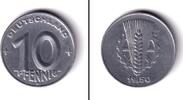 Deutschland ab 1945 10 Pfennige Deutschland DDR 10 Pfennig 1950 E ss-vz -