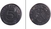 Drittes Reich 5 Pfennig DEUTSCHES REICH 5 Reichspfennig (J.370) 1942 E ss -