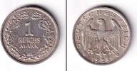 Weimarer Republik 1 Reichsmark DEUTSCHES REICH 1 Mark (J.319) 1925 A ss-vz -