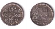 Weimarer Republik 1/2 Gulden Freie Stadt DANZIG 1923 (J.D6) ss+ selten -