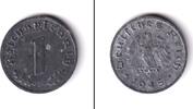 Deutschland ab 1945 1 Pfennig Alliierte Besatzung 1 Reichspfennig (J.373b) 1945 F vz/vz-st -