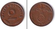 Drittes Reich 2 Pfennige DEUTSCHES REICH 2 Reichspfennig (J.362) 1937 G ss-vz -