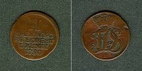 Altdeutschland 2 Pfennig Sachsen Eisenach 2 Pfennige 1750 s+ -