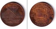 Medaillen Notgeld Token Bronze Medaille DDR - 1000 Jahre Lonzig 1976 vz -