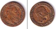 Medaillen Notgeld Token Medaille PREUSSEN Friedrich III. / Wilhelm II. (o.J.) ss+ -