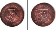 Medaillen Notgeld Token Medaille DDR - Thomas Müntzer 1974 vz-st selten -