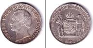 Altdeutschland 1 Taler Sachsen / Bergbautaler 1864 B ss+ -