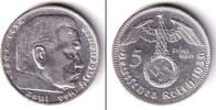 Drittes Reich 5 Mark DEUTSCHES REICH 5 Reichsmark 1936 A (J.367) ss+ -