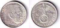 Drittes Reich 5 Mark DEUTSCHES REICH 5 Reichsmark 1938 E (J.367) ss+ -