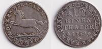 Altdeutschland 1/12 Taler Braunschweig Wolfenbüttel (Doppel-Groschen) 1789 MC ss-vz -