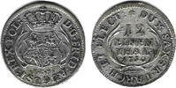 Altdeutschland 1/12 Taler Sachsen (Doppel-Groschen) 1710 EPH ss-vz -