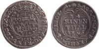 Altdeutschland 1/24 Taler Sachsen (Groschen) 1703 ILH ss+ -