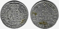 Altdeutschland 1/12 Taler Sachsen (Doppel-Groschen) 1764 EDC f.vz -