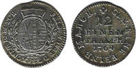 Altdeutschland 1/12 Taler Sachsen (Doppel-Groschen) 1764 EDC f.vz -