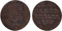 Altdeutschland 1/24 Taler Sachsen-Polen Groschen 1753 ss selten! -