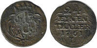 Altdeutschland 1/24 Taler Sachsen (Groschen) 1761 L f.ss -