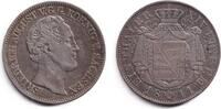 Altdeutschland 1 Taler Sachsen / Thaler 1841 G ss+ -