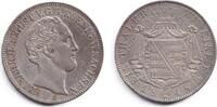 Altdeutschland 1 Taler Sachsen / Thaler 1848 F -