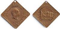 Medaillen Notgeld Token Medaille SACHSEN Medaille Klippe Haus Wettin ss -