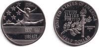 Alle Welt Half Dollar USA 1/2 Dollar OLYMPIA 1992 ehem. PP -