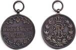 Medaillen Notgeld Token Medaille SACHSEN Friedrich August III. SILBER -