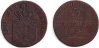 Altdeutschland 3 Pfennige Preussen 3 Pfenninge 1839 D ss- -