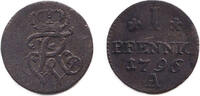 Altdeutschland 1 Pfennig Preussen 1 Pfenning 1796 A ss -
