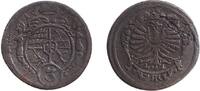 Altdeutschland 1 Gröschel Schlesien Württemberg Öls 1677 ss+ -