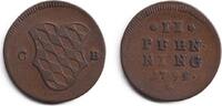 Altdeutschland 2 Pfennig Bayern 2 Pfennig 1795 ss -