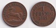 Altdeutschland 1 Pfennig Braunschweig 1860 ss-vz -