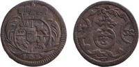 Altdeutschland 3 Pfennige Sachsen 3 Pfennig / Dreier 1732 IGS ss selten -