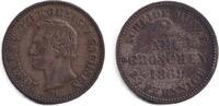 Altdeutschland 2 Groschen Sachsen 2 Neugroschen (20 Pfennige) 1869 B ss+ -