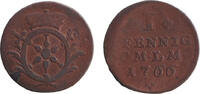 Altdeutschland 1 Pfennig Mainz Erzbistum 1 Pfennig 1766 s-ss -